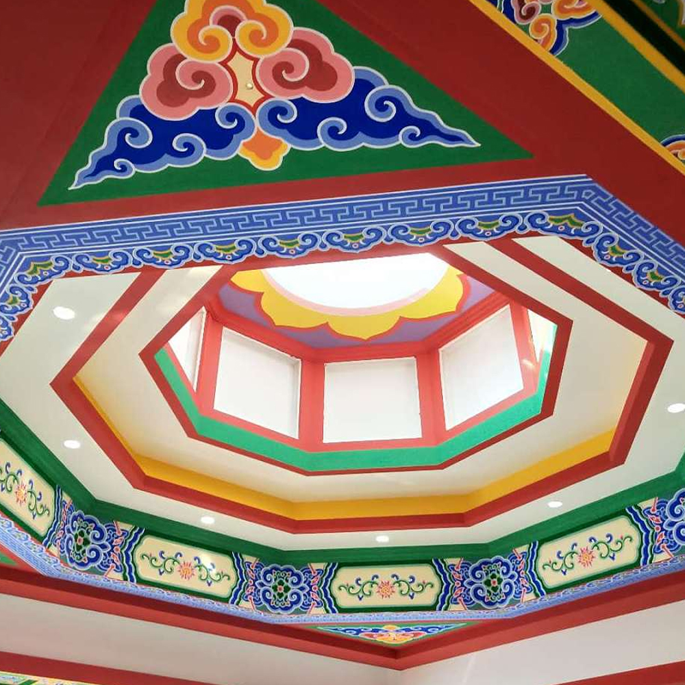 手绘古建019