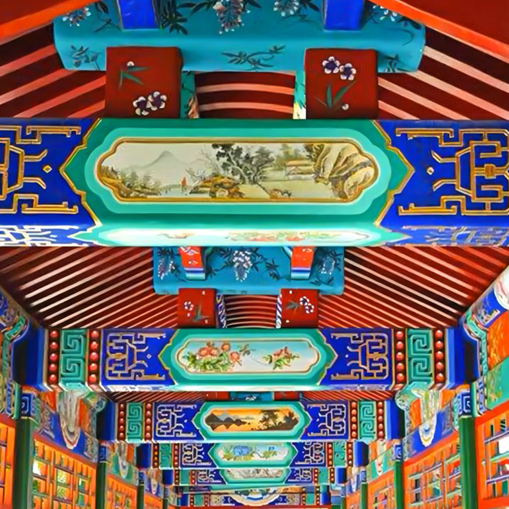 手绘古建011